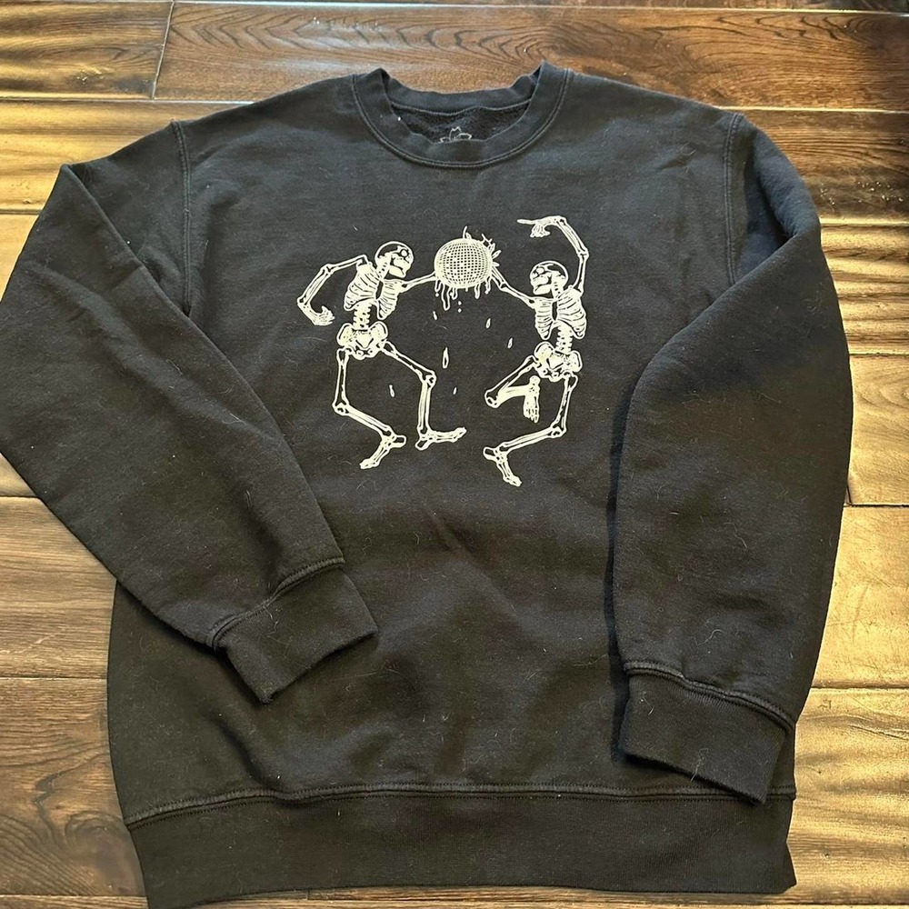 2018 Joji Slow Dancing In The Dark Skull Crewneck Small Black White